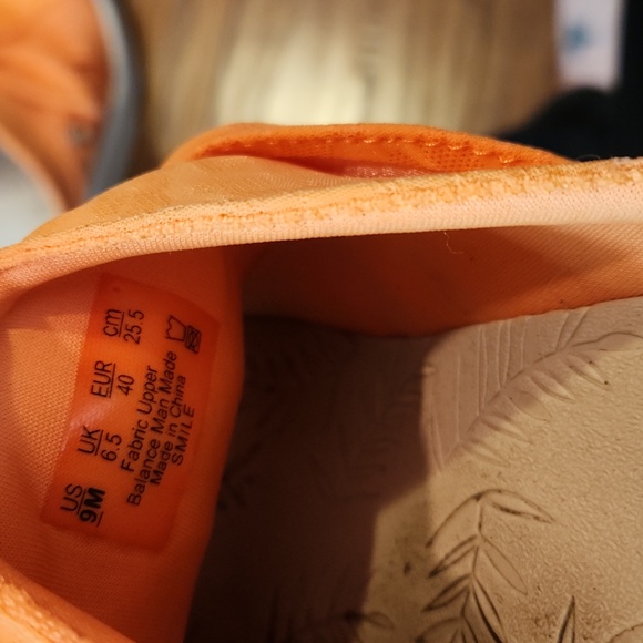 BZees LifeStride Smile Orange Wedge Slide Sandals - Picture 8 of 8